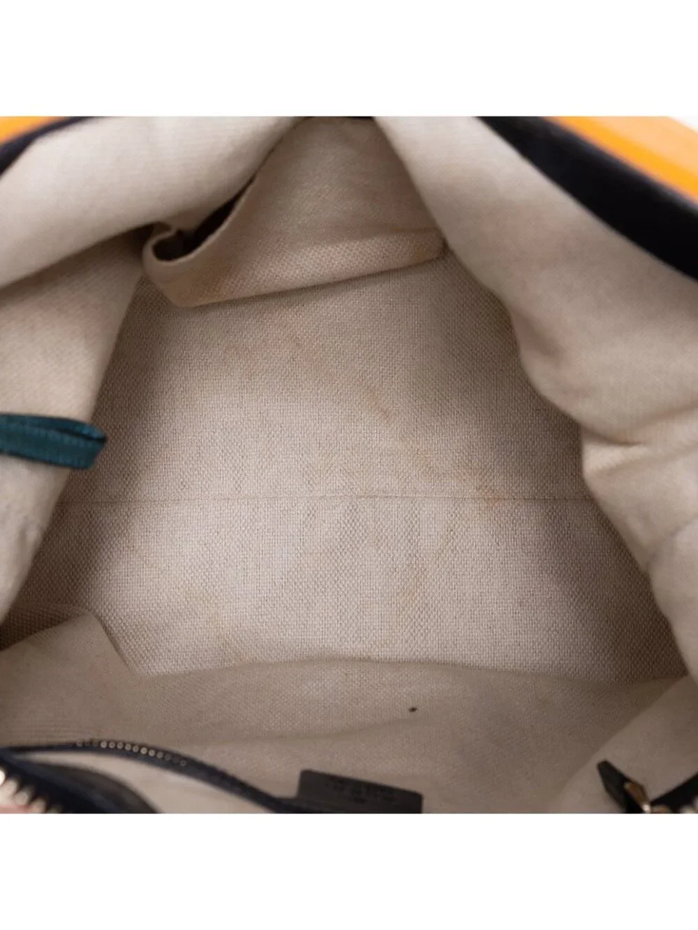 Gucci Zip Hobo Beige Black GG Canvas